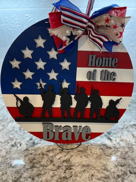 Patriotic Door Hanger
