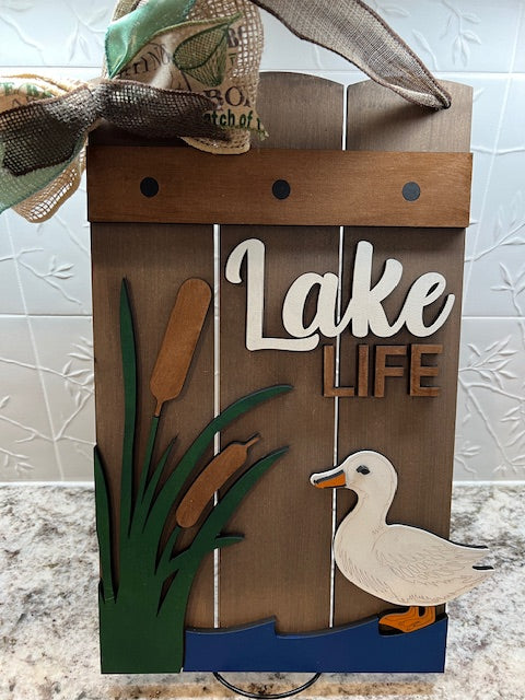 Lake Life Door Hanger