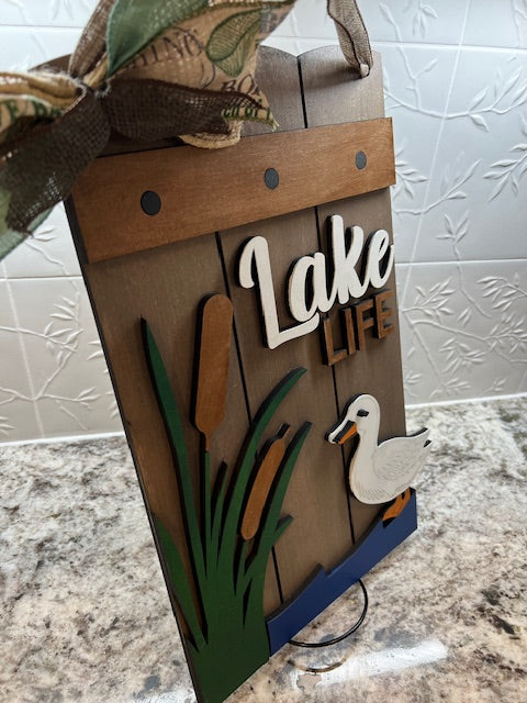 Lake Life Door Hanger