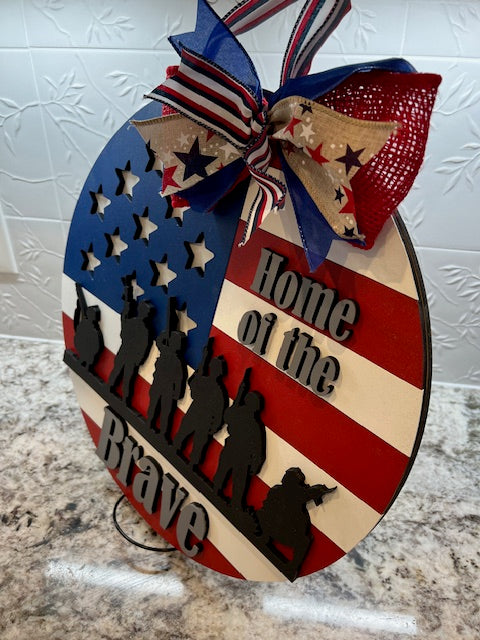 Patriotic Door Hanger
