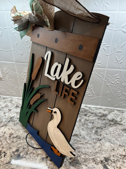Lake Life Door Hanger